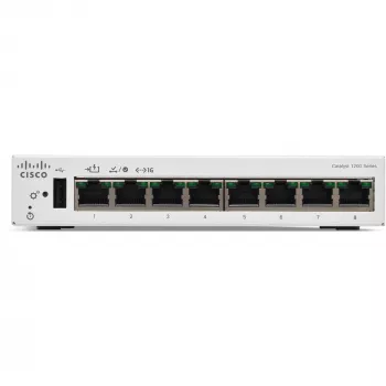 CISCO Catalyst 1200 8 prievadų GE darbalaukinis išorinis maitinimo šaltinis PoE įėjimas