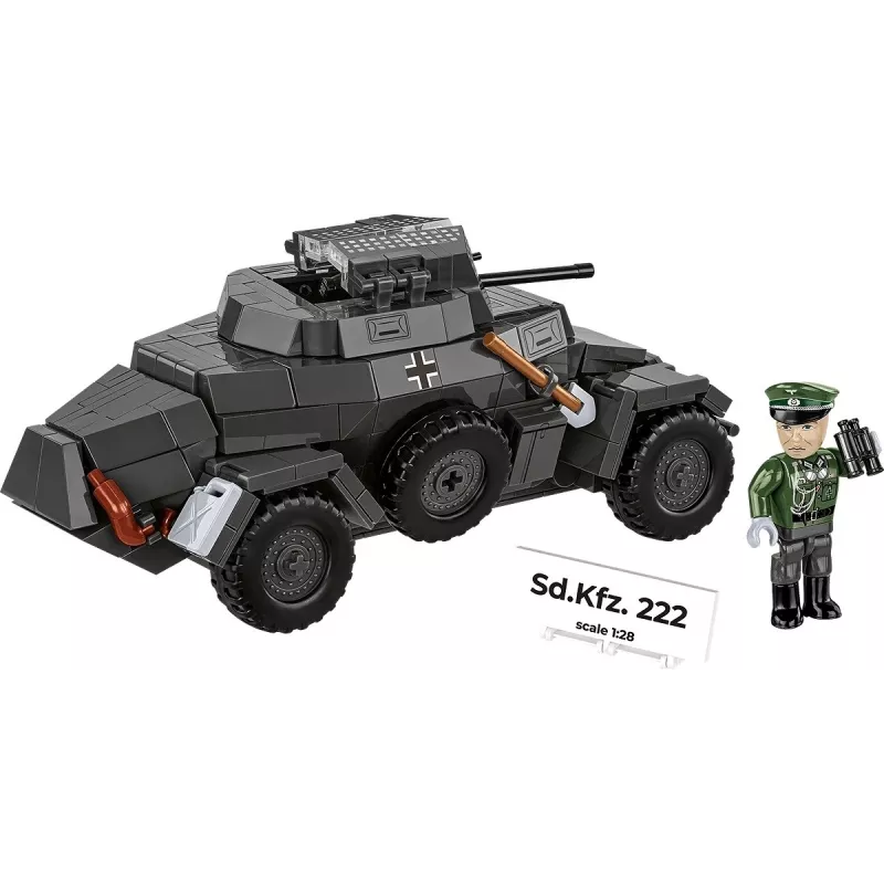 Cobi Blocks Sd.Kfz 222 modelio rinkinys COBI-2657 — 502 kaladėlės