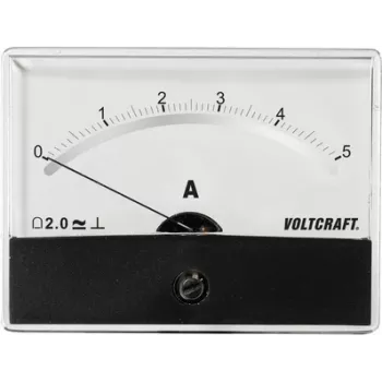 Voltcraft AM-86X65/5A/DC montavimo matavimo prietaisas 5 A nuolatinės srovės magnetoelektrinis indikatorius