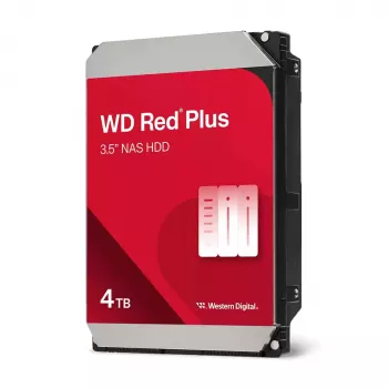 Vidinis kietasis diskas Western Digital Red Plus WD40EFZZ 4 TB 5400 RPM 128 MB 3,5 colio SATA III