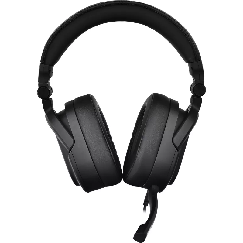 Ausinės Tt eSPORTS Argent H5 – uždedamos ant galvos, laidinės, 3,5 mm kištukas, juodos (GHT-THF-ANECBK-30)