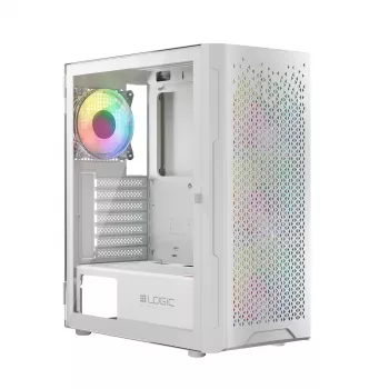 Korpusas Logic ARAMIS ARGB MINIDI USB 3.0 Baltas