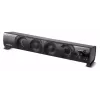 2 in 1 PC garsiakalbis Soundbar kompiuteriui su RGB LED apšvietimu, stereo, USB, 2 x 3W, AUX 3.5 mm