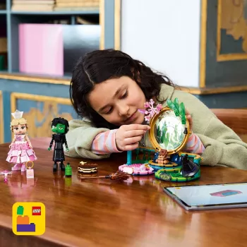 LEGO Wicked figūrėlės Elphaba ir Glinda 75682 – kolekcinis minifigūrėlių rinkinys