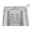 Stovimas serverinis spintos korpusas LANBERG FF01-8047-12SL 47U 800x1000 mm pilkas su priekinėmis ir galinėmis stiklinėmis durimis bei LCD skydelio vieta