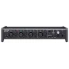 Garso sąsaja Tascam US-4X4HR – 4x XLR kombinuoti, 4 analoginiai išėjimai, 56 dB mikrofono stiprintuvas, 192 kHz, USB 2.0, stalinis, juoda