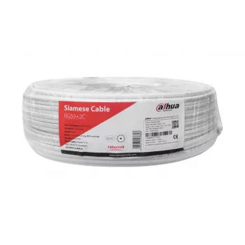 Laidas RG59 COAX+PWR 100M BALTA/PFM941I-RG59N/21-100-W Dahua