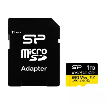 Silicon Power Inspire 512 GB MicroSDXC V30 UHS-I U3 A2 4K atminties kortelė su adapteriu (SP512GBSTXLA2V1NSP)