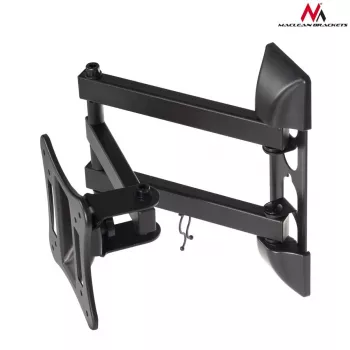 Sieninis TV/monitoriaus laikiklis MACLEAN MC-719, ekranams iki 68,6 cm (27 inch), 15 kg maks., VESA 100x100, juodas