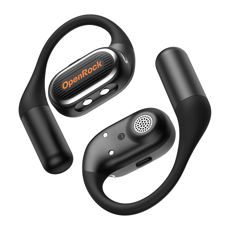 Belaidės ausinės OneOdio OpenRock Link 20, atviros, juodos, Bluetooth
