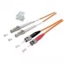 Skiemeninis optinis kabelis ShiverPeaks S/CONN 2m LC/ST daugiaspalvis oranžinis