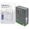 Qoltec MPPT saulės kolektorių valdiklis su temperatūros jutikliu 20A 12V/24V LCD ekranas 2xUSB