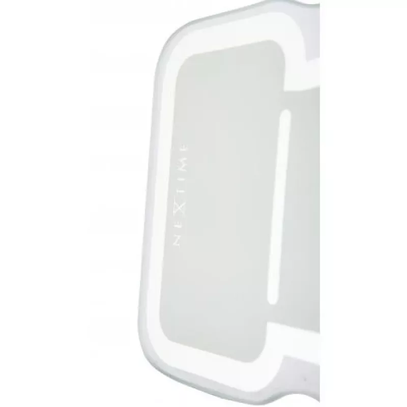 NeXtime klok 5185wi Mini Thumbs Up, 20,5x21 cm, sieninis, baltas/sidabrinis