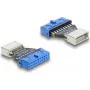 DELOCK adapter USB 5 Gbps 20 kontaktų Pfostenbuchse į USB-B 5 Gbps