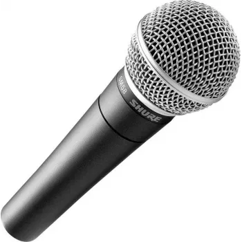 Shure SM58SE – dinaminis, kardioidinis vokalinis mikrofonas su jungikliu