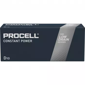 Šarminė D baterija Procell INTENSE POWER 1,5 V – didelės apkrovos, pakuotė po 10 vnt.
