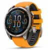 Garmin Fenix 8 3.56 cm (1.4 inch) AMOLED 51 mm Skaitmeninis 454 x 454 pikseliai Liečiamasis ekranas Titanas Wi-Fi GPS (palydovas)