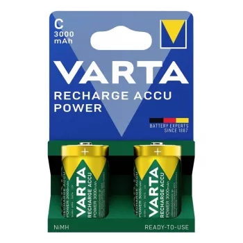 Įkraunama C baterija Varta 56714 – NiMH, aukštis 50 mm, skersmuo 2,6 cm, svoris 62 g