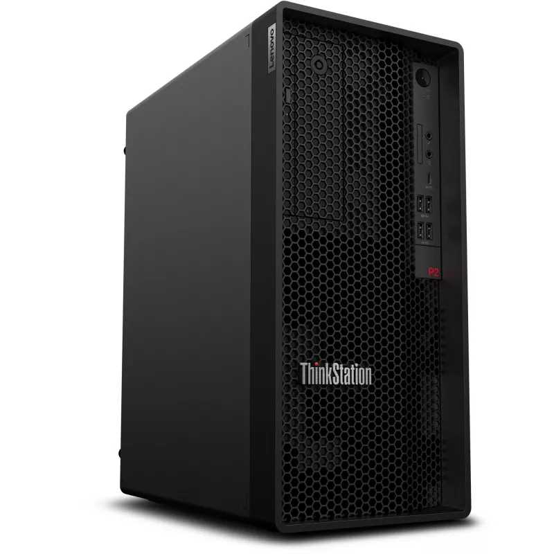 Lenovo ThinkStation P2 Tower Gen 2 Intel Core Ultra 7 265 32 GB DDR5-SDRAM 512 GB SSD Windows 11 Pro darbo stotis juoda