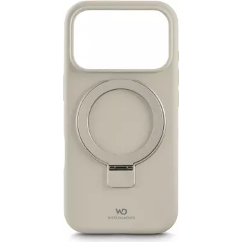 Apsauginis dėklas Urban Stand Case by white diamonds, Apple iPhone 17 Pro, smėlio spalvos