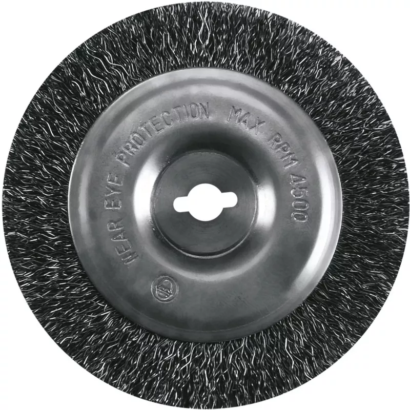Šepetėlių rinkinys Einhell 3424115 Nailoninis Plieninis Pilkas Apvalus 2 vnt