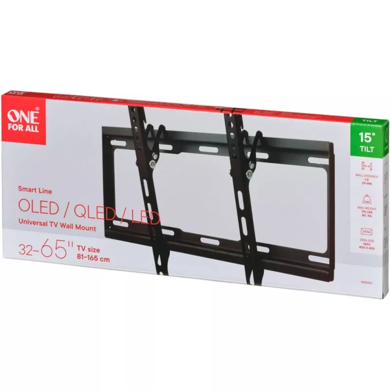Universal One For All Smart WM 2421 – laikiklis LCD televizoriui – ekrano dydis 81–140 cm (32–55 col.) – sieninis montavimas (WM2421)