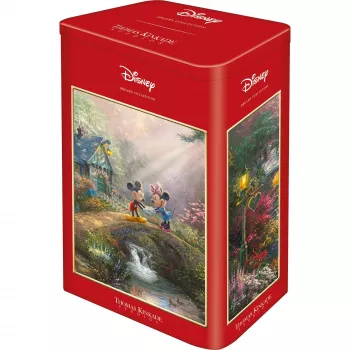 Thomas Kinkade Studios: Mickey & Minnie in the Nostalgia Metal Tin, Dėlionė 500 dalių