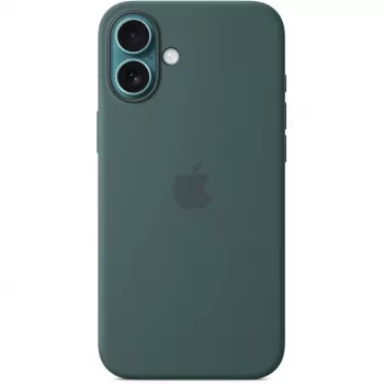 Apple iPhone 16 Plus Silikoninis Dėklas su MagSafe - Ežero Žalia