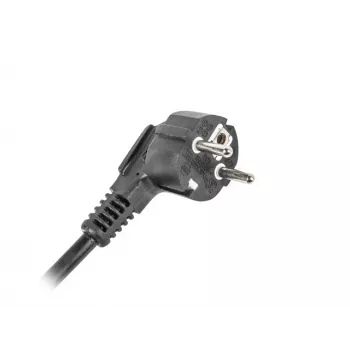 Lanberg PDU-03F-0200-BK maitinimo paskirstymo įrenginys (PDU) 1U juodas 3 AC išėjimai (PDU-03E-0200-IEC-BK)