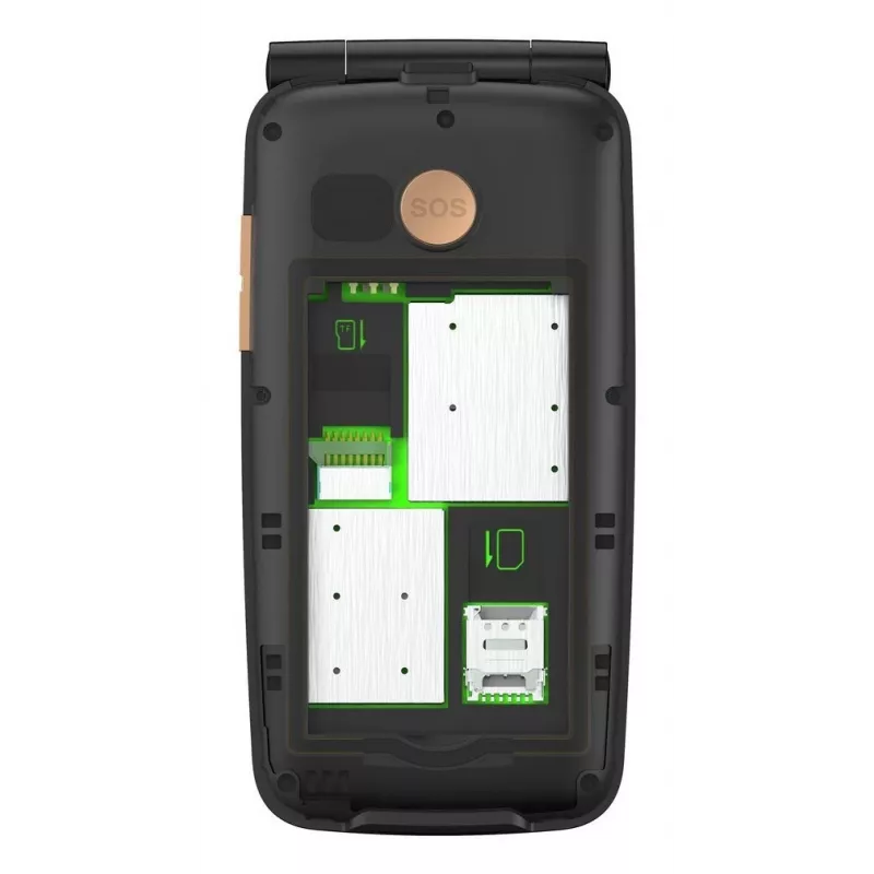 Gigaset GL795 7.11 cm (2.8 inch) 142 g 48MB Juodas senjorų telefonas