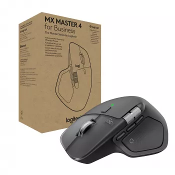 Logitech MX Master 4 for Business pelė – belaidė + Bluetooth, 8000 DPI, grafitas