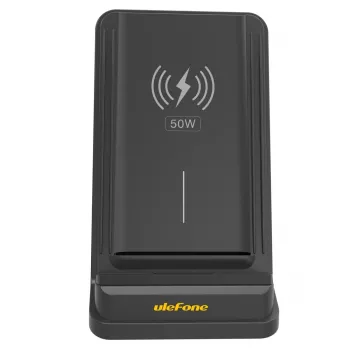 UleFone WCS01 belaidis greitasis įkroviklis — 50 W USB Type-C, belaidis greitasis įkrovimas, juodas
