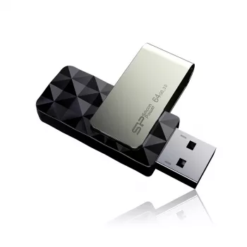 “Silicon Power Blaze B30” USB atmintukas 64 GB USB Type-A 3.0 (3.1 Gen 1) juodas