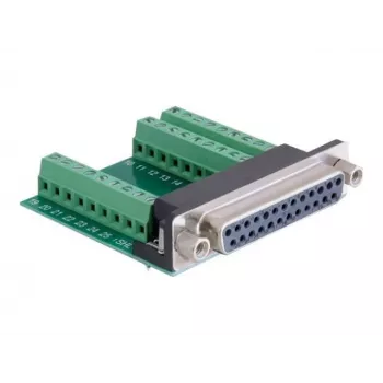 Adapteris jungtims DeLOCK 65317 25p 27p Juoda Žalia Sidabrinė