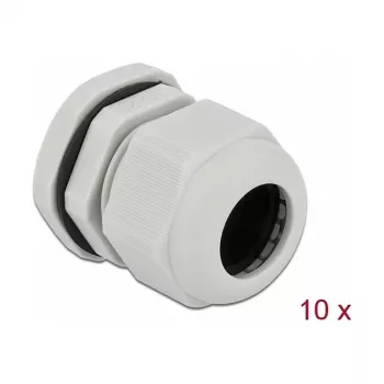 Kabelio įvadas DeLOCK 60223 pilkas plastikinis 10 vnt.