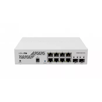Tinklo jungiklis MikroTik CSS610-8G-2S+IN — 8x Gigabit RJ-45, 2x SFP+ 10G, PoE, 12–57 V įėjimas