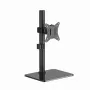 Monitorio stovas ant stalo GEMBIRD MS-D1ST-03 pilnas judesys 17–32 colių ekranams, plieninis, juodas, VESA 75x75–100x100, 9 kg