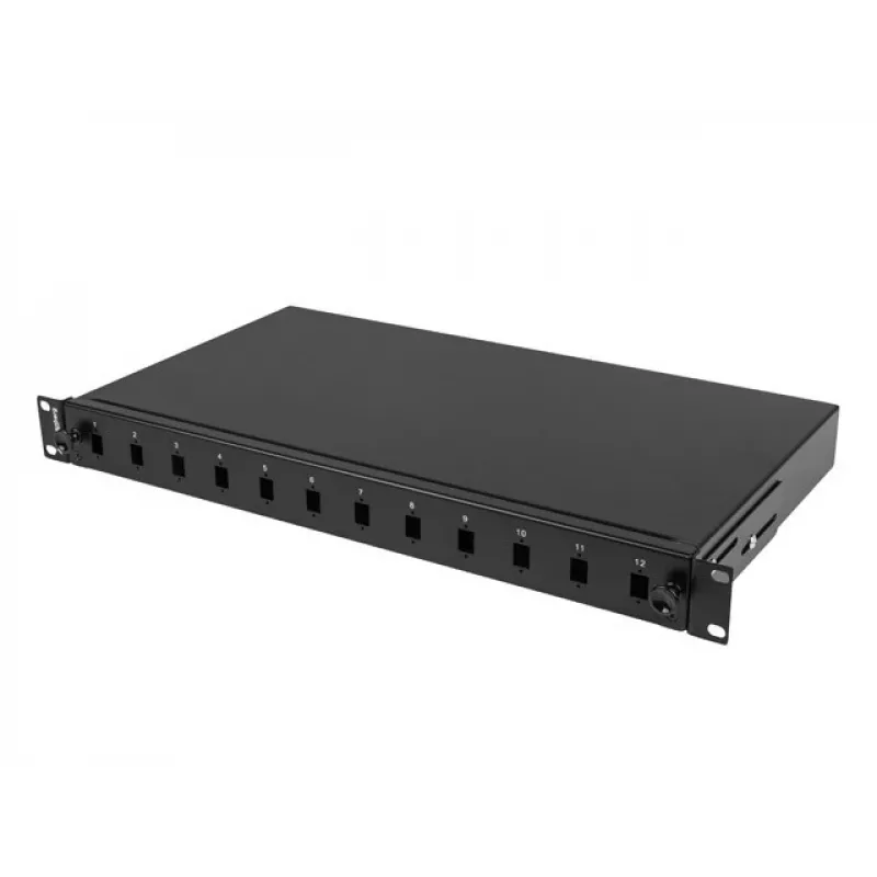 Skaidulinės optikos skirstomoji dėžė LANBERG FOP1-12SS-LDB — 12x SC simplex, 12x LC duplex