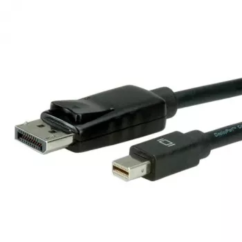 VALUE - DisplayPort kabelis - Mini DisplayPort (M) į DisplayPort (M) - 1 m - su užraktu - Juodas (11.99.5634)