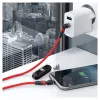 USB laidas RealPower MagneticCharge2 1m Raudonas Greitas Įkrovimas Duomenų Perdavimas