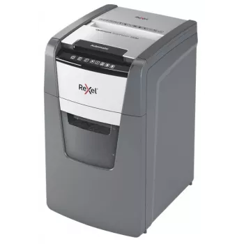 Rexel AutoFeed+ 130M popieriaus smulkintuvas, mikro pjūvis, 55 dB, juoda, pilka