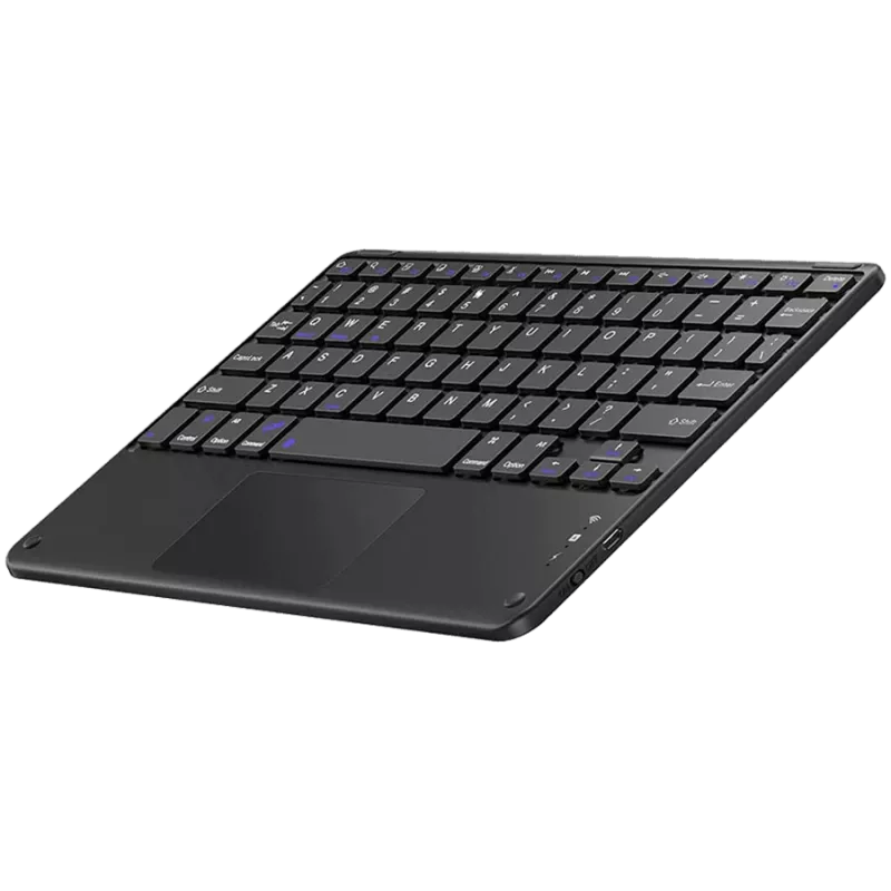 Blackview K2 belaidė Bluetooth klaviatūra, 242.3x168.7x6.5 mm, Bluetooth 3.0, 280 mAh baterija, Windows, Android, iOS, juoda