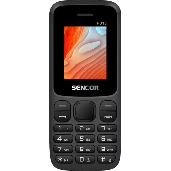 SENCOR ELEMENT P013 Dual SIM mobilusis telefonas, 1,77 colių TFT LCD ekranas