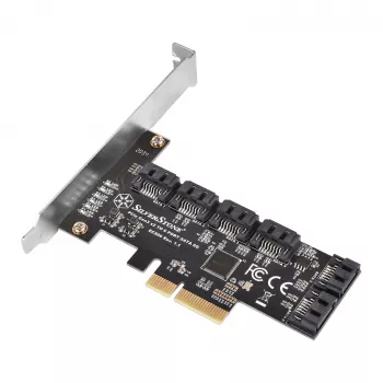 SILVERSTONE Serial ATA valdiklis SST-ECS06 – PCIe kortelė su 6 SATA prievadais
