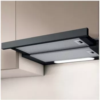 Įmontuojamas gartraukis Elica Elite 14 LUX 60 BL – 598 mm, 368 m³/h, aliuminio riebalų filtras, LED, 62 dB