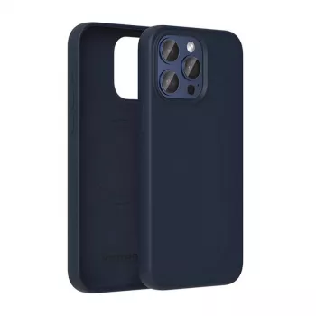 Apsauginis silikoninis dėklas Vention KUFL0-40, skirtas iPhone 15 Pro Max, mėlynas