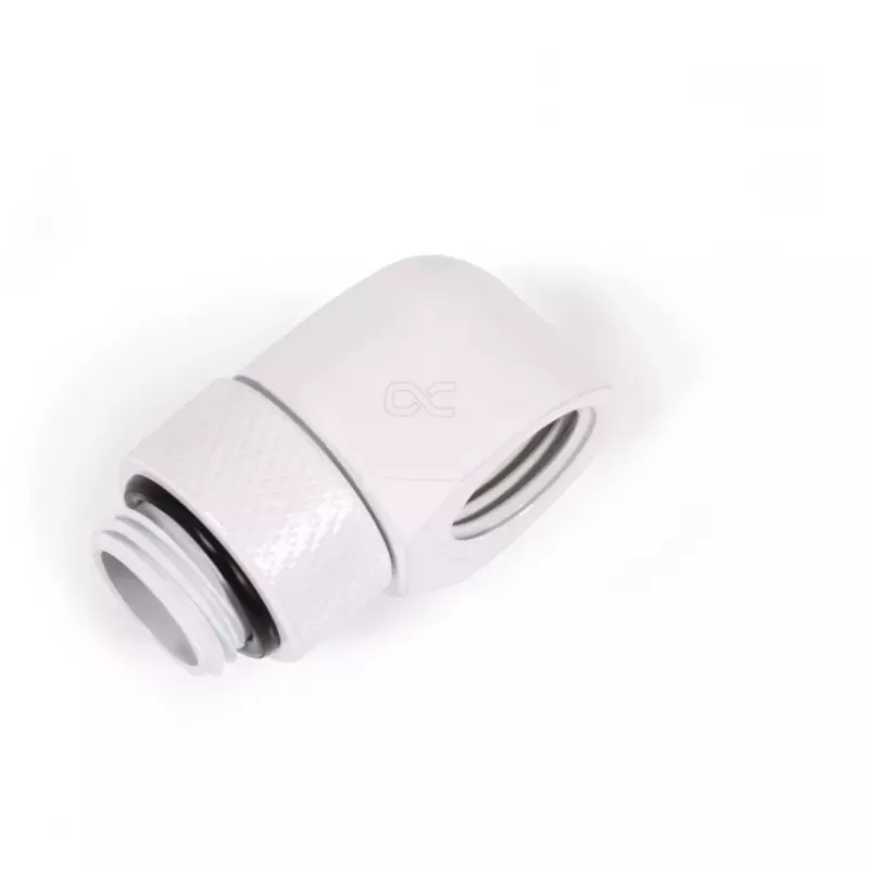 Alphacool 17619 Sukamasis L formos G1/4 jungtis (AG į IG), balta