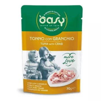 Oasy More Love Tunas su krabu maišelis 70g