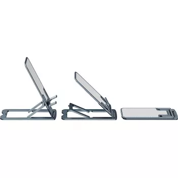 Pasyvus laikiklis Inter-Tech MTS-100 mobiliesiems telefonams, išmaniesiems telefonams, planšetėms, UMPC – pilkas titanas