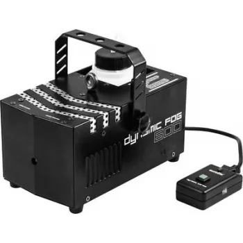 Dūmų mašina EUROLITE DYNAMIC FOG 600 su tvirtinimo laikikliu ir nuotolinio valdymo pultu
